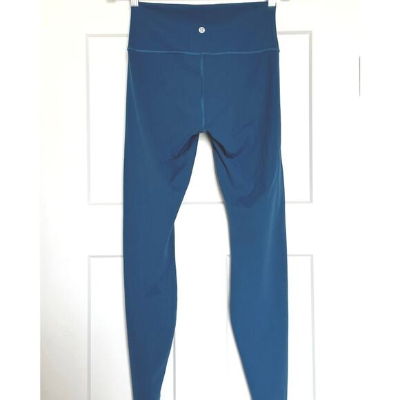 Lululemon Wunder Under High-Rise Tight 28" Full-On Luxtreme Womens 8 Deep Marine - Picture 5 of 9
